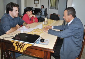 Vereadores Lucas Comin e Norma visitam Santa Casa