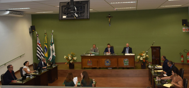 Câmara Municipal realizou a 1ª Sessão Ordinária de 2018