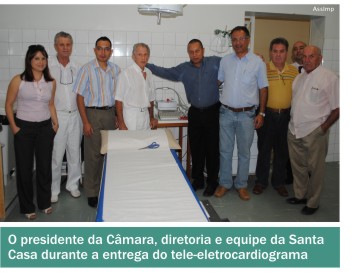 Santa Casa recebe tele-eletrocardiograma