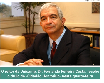 Cidadão Honorário: Dr. Fernando Ferreira Costa será homenageado pela Câmara